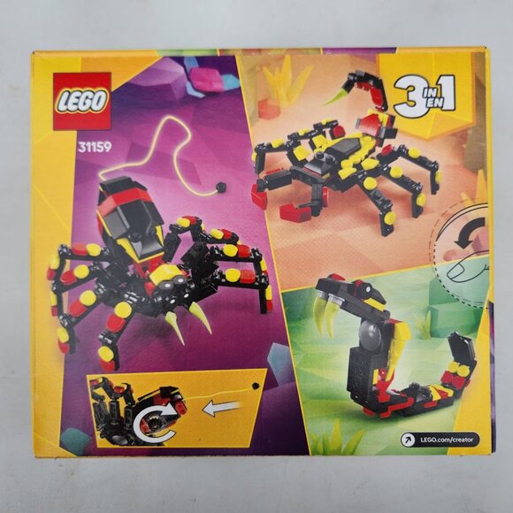 New LEGO Creator 3-in-1 31159 Spider Toy Spider Scorpion Snake Wild Animals Surp - Picture 7 of 16